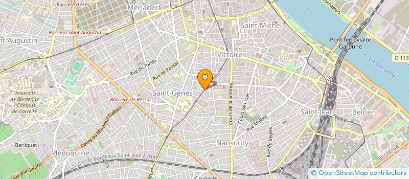 localisation de l'entreprise MONSIEUR BERNARD NGUINGNANG à BORDEAUX