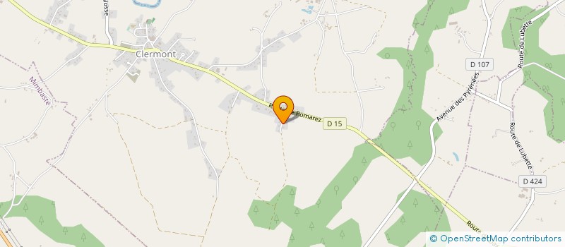 localisation de l'entreprise MONSIEUR BERNARD NICOGOSSIAN  CLERMONT