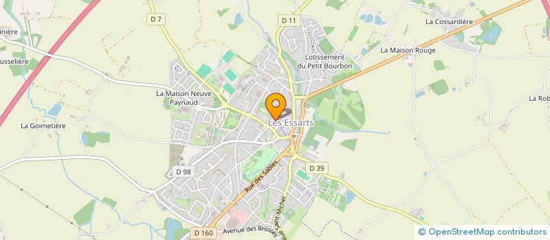 localisation de l'entreprise MONSIEUR BERNARD NICOU à ESSARTS-EN-BOCAGE