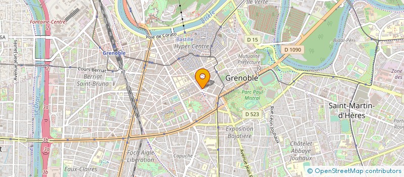 localisation de l'entreprise MONSIEUR BERNARD NICOUD à GRENOBLE