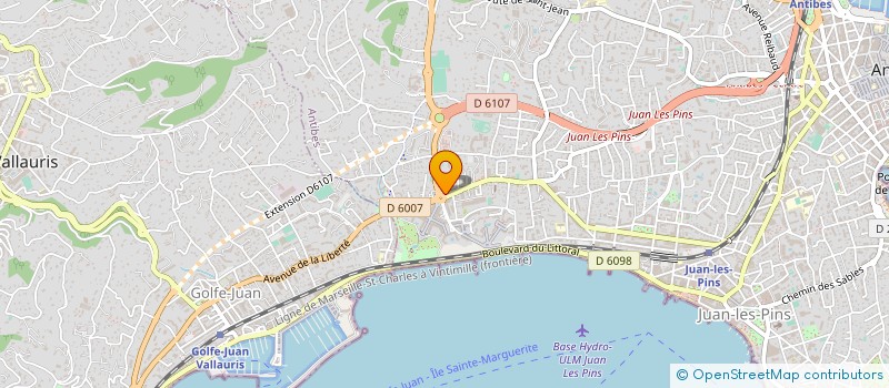 localisation de l'entreprise MONSIEUR BERNARD NIELLI à ANTIBES