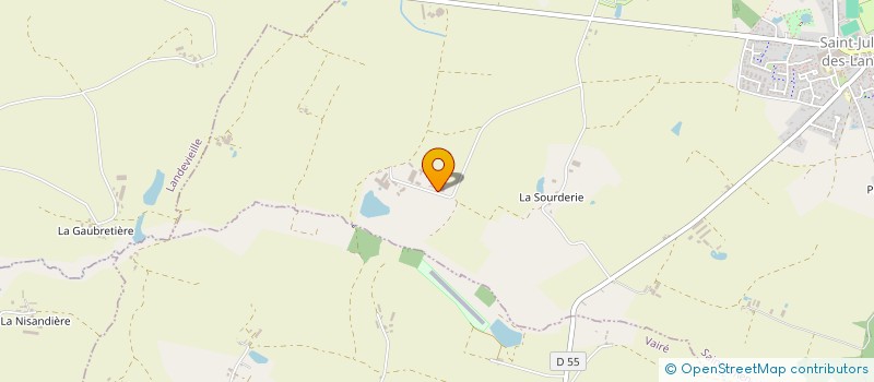 localisation de l'entreprise MONSIEUR BERNARD NOBIRON  SAINT-JULIEN-DES-LANDES