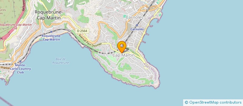 localisation de l'entreprise MONSIEUR BERNARD NOLOT à ROQUEBRUNE-CAP-MARTIN