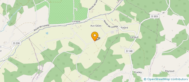 localisation de l'entreprise MONSIEUR BERNARD NORIGEON  SAINT-MARTIN-PETIT