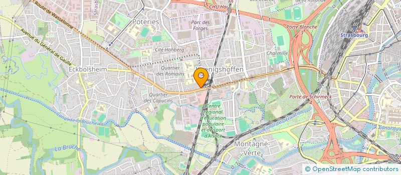 localisation de l'entreprise MONSIEUR BERNARD OCULY  STRASBOURG