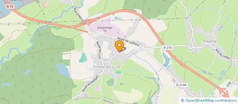 localisation de l'entreprise MONSIEUR BERNARD ODIARD  LOMONT