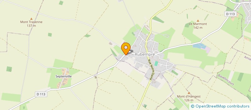 localisation de l'entreprise MONSIEUR BERNARD OGEZ  RUBEMPRE