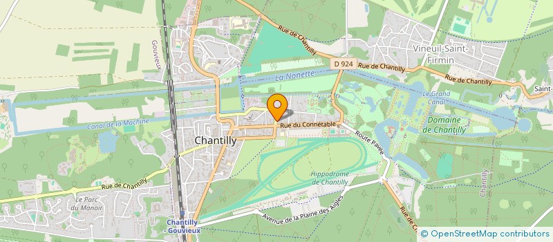 localisation de l'entreprise MONSIEUR BERNARD OLEMANS  CHANTILLY