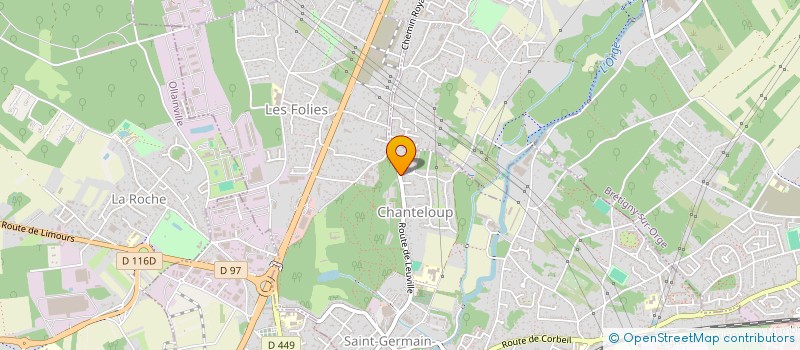 localisation de l'entreprise MONSIEUR BERNARD OLIERIC à SAINT-GERMAIN-LES-ARPAJON