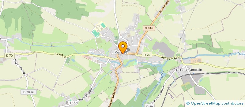 localisation de l'entreprise MONSIEUR BERNARD OLIVIER  PERNES