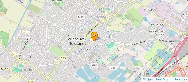 localisation de l'entreprise MONSIEUR BERNARD OLIVIER  FROUZINS