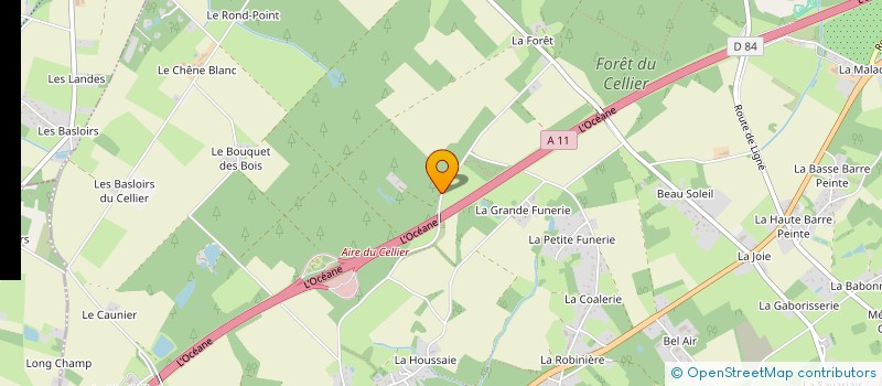 localisation de l'entreprise MONSIEUR BERNARD OLLIVAUD à CELLIER (LE)