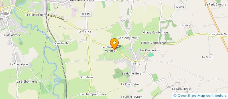 localisation de l'entreprise MONSIEUR BERNARD OLLIVIER  QUETTREVILLE-SUR-SIENNE