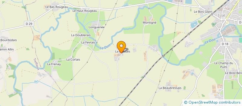 localisation de l'entreprise MONSIEUR BERNARD OLLIVIER  ISSE