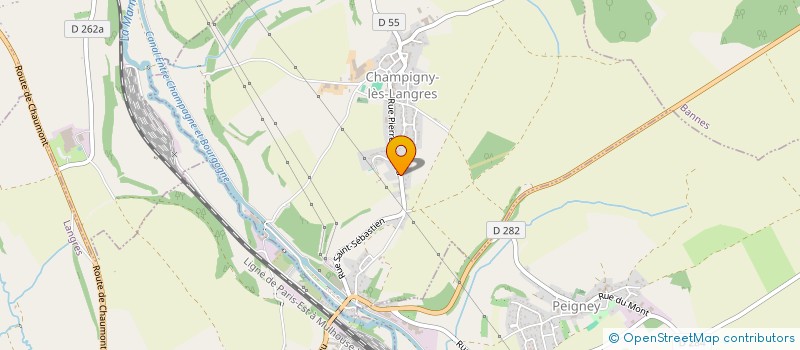 localisation de l'entreprise MONSIEUR BERNARD ORESTE à CHAMPIGNY-LES-LANGRES