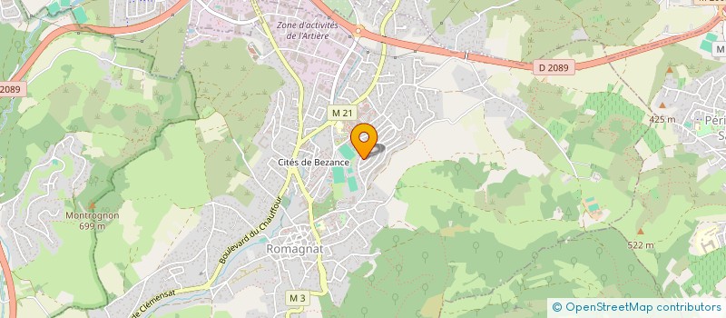 localisation de l'entreprise MONSIEUR BERNARD ORIVAL à ROMAGNAT