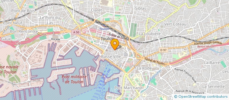 localisation de l'entreprise MONSIEUR BERNARD OSIKA  TOULON