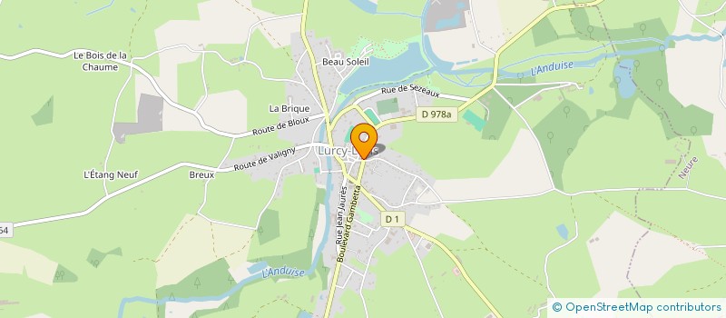 localisation de l'entreprise MONSIEUR BERNARD OUDIN à LURCY-LEVIS