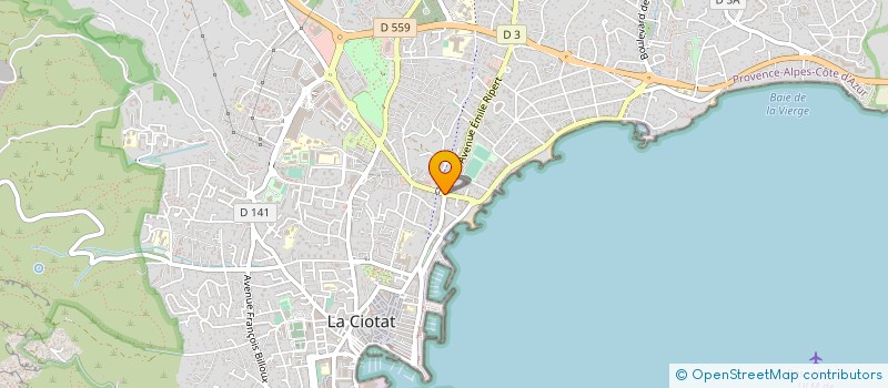 localisation de l'entreprise MONSIEUR BERNARD OURS à LA CIOTAT