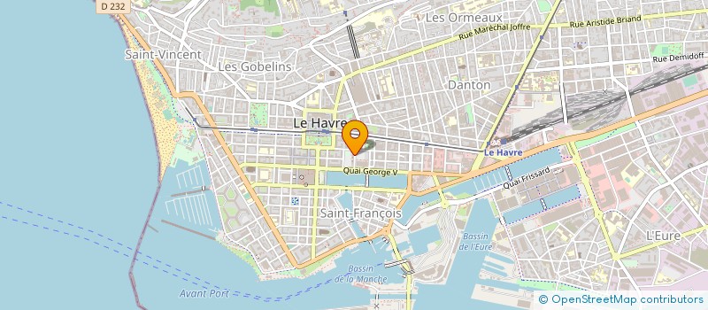 localisation de l'entreprise MONSIEUR BERNARD PAGE à LE HAVRE