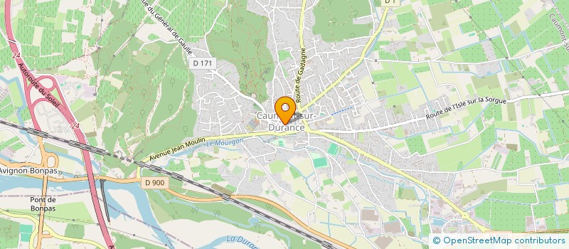 localisation de l'entreprise MONSIEUR BERNARD PAGIER  CAUMONT-SUR-DURANCE