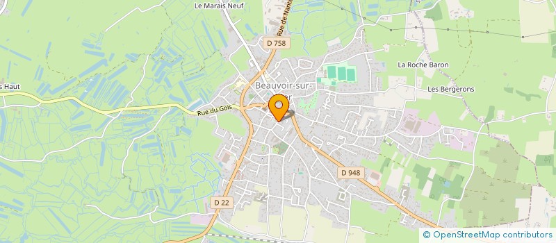 localisation de l'entreprise MONSIEUR BERNARD PAILLART à BEAUVOIR-SUR-MER