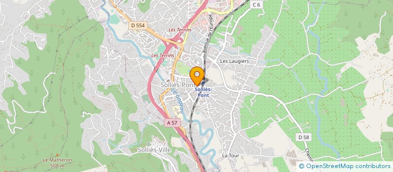 localisation de l'entreprise MONSIEUR BERNARD PAIN  LA FARLEDE