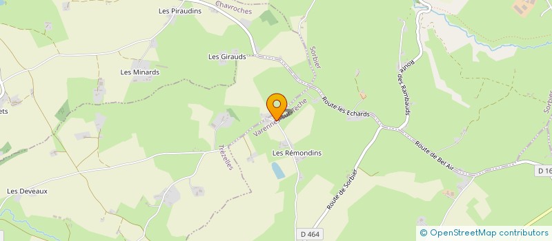 localisation de l'entreprise MONSIEUR BERNARD PAIRE à VARENNES-SUR-TECHE