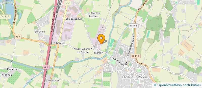 localisation de l'entreprise MONSIEUR BERNARD PALIX à ETOILE-SUR-RHONE