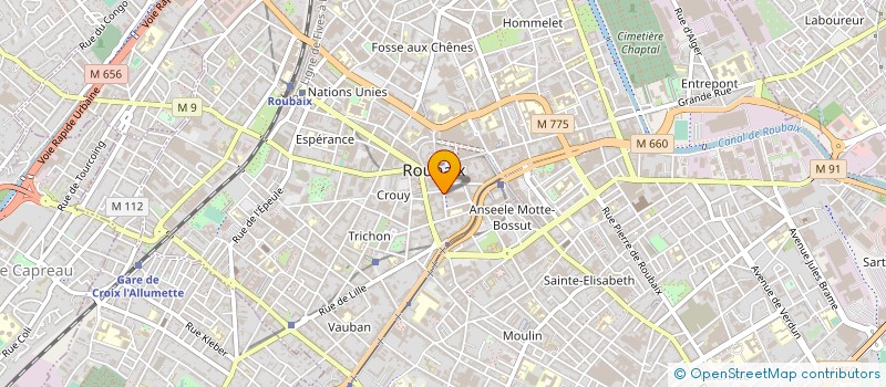 localisation de l'entreprise MONSIEUR BERNARD PANIEN à ROUBAIX