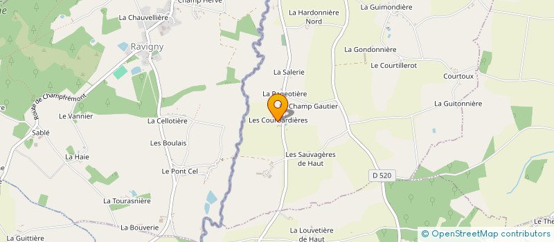 localisation de l'entreprise MONSIEUR BERNARD PAPILLON à LA ROCHE MABILE