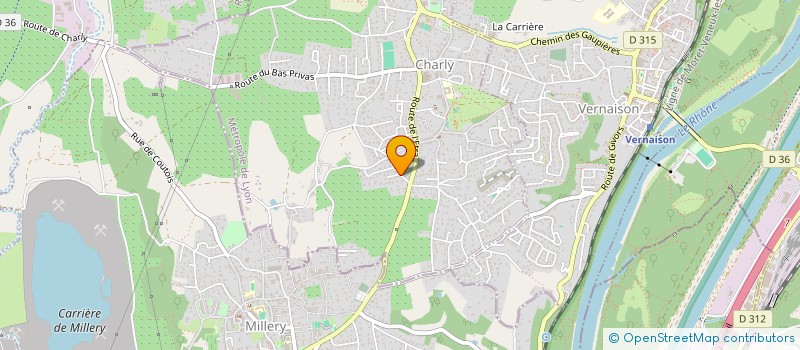 localisation de l'entreprise MONSIEUR BERNARD PAPINEAU  CHARLY