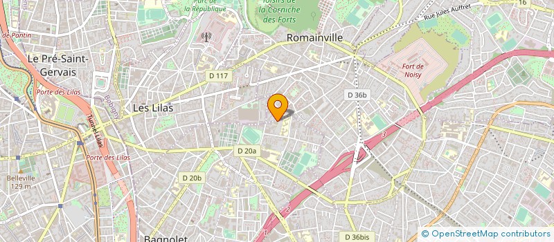localisation de l'entreprise MONSIEUR BERNARD PAQUET à BAGNOLET