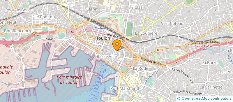 localisation de l'entreprise MONSIEUR BERNARD PARDINI à TOULON
