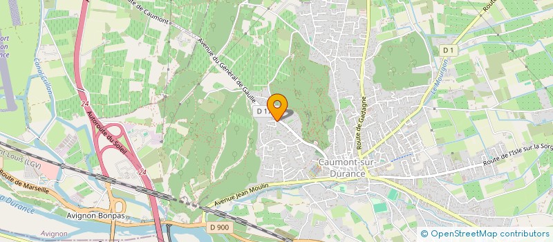 localisation de l'entreprise MONSIEUR BERNARD PARDON  CAUMONT-SUR-DURANCE