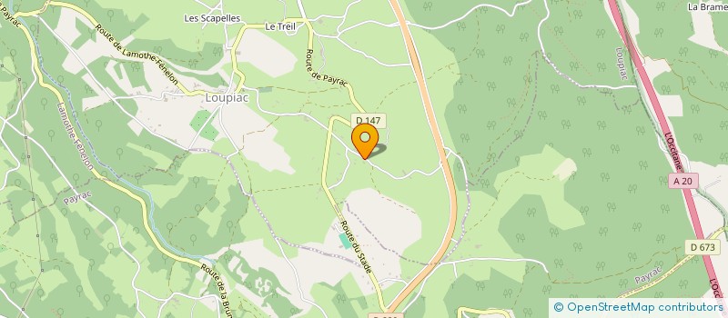 localisation de l'entreprise MONSIEUR BERNARD PARENTE  LOUPIAC