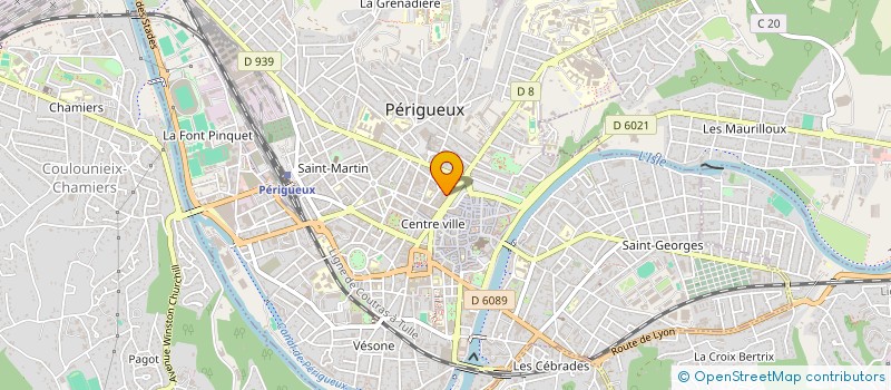 localisation de l'entreprise MONSIEUR BERNARD PARMENTIER à PERIGUEUX