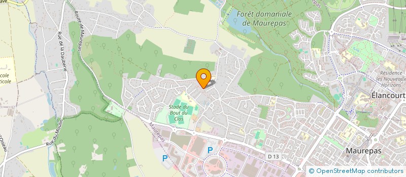 localisation de l'entreprise MONSIEUR BERNARD PARMENTIER  MAUREPAS