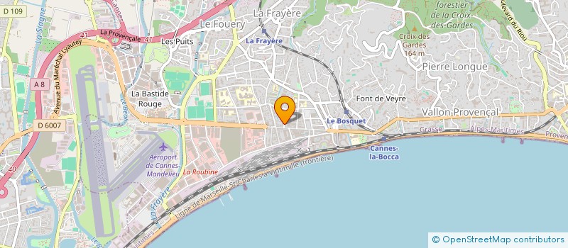 localisation de l'entreprise MONSIEUR BERNARD PASCAL  FAYENCE