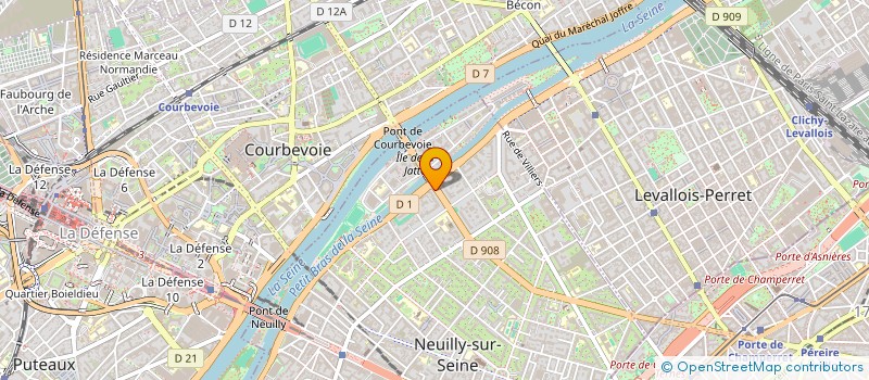 localisation de l'entreprise MONSIEUR BERNARD PASCUITO à NEUILLY-SUR-SEINE