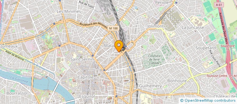 localisation de l'entreprise MONSIEUR BERNARD PASTIER à TOULOUSE
