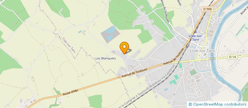 localisation de l'entreprise MONSIEUR BERNARD PASTRE à LISLE-SUR-TARN