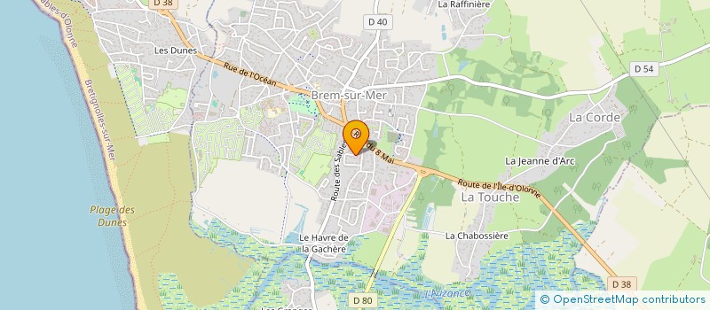 localisation de l'entreprise MONSIEUR BERNARD PASTUSIAK à BREM-SUR-MER