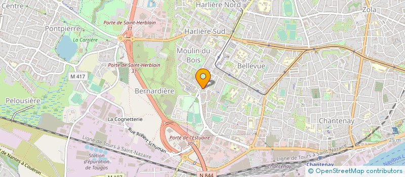 localisation de l'entreprise MONSIEUR BERNARD PATARD à NANTES