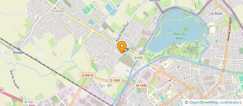 localisation de l'entreprise MONSIEUR BERNARD PAU  NIEPPE