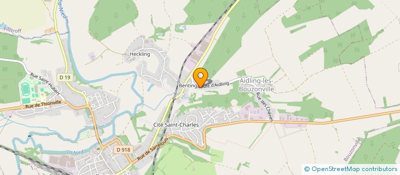 localisation de l'entreprise MONSIEUR BERNARD PAUL  BOUZONVILLE