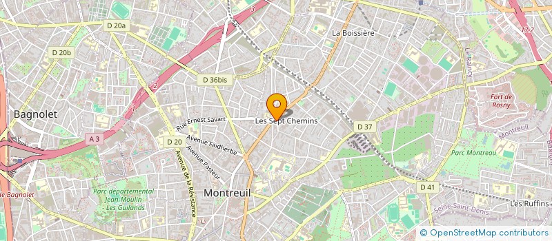localisation de l'entreprise MONSIEUR BERNARD PAUWELS à MONTREUIL
