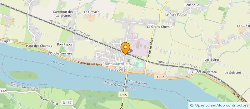 localisation de l'entreprise MONSIEUR BERNARD PAYE  LOIRE-AUTHION