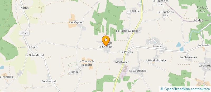 localisation de l'entreprise MONSIEUR BERNARD PAYEN  CARENTOIR