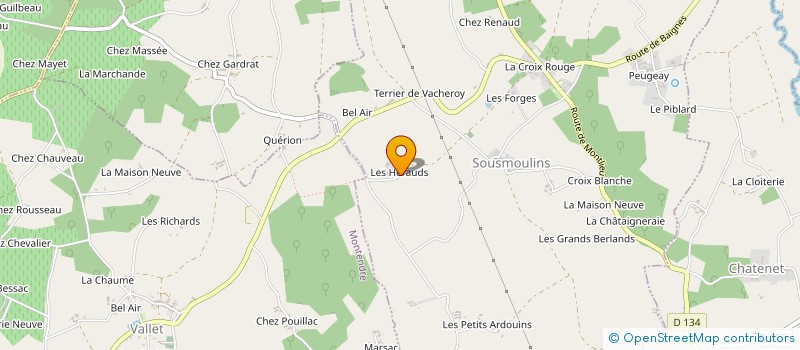 localisation de l'entreprise MONSIEUR BERNARD PECH  SOUSMOULINS